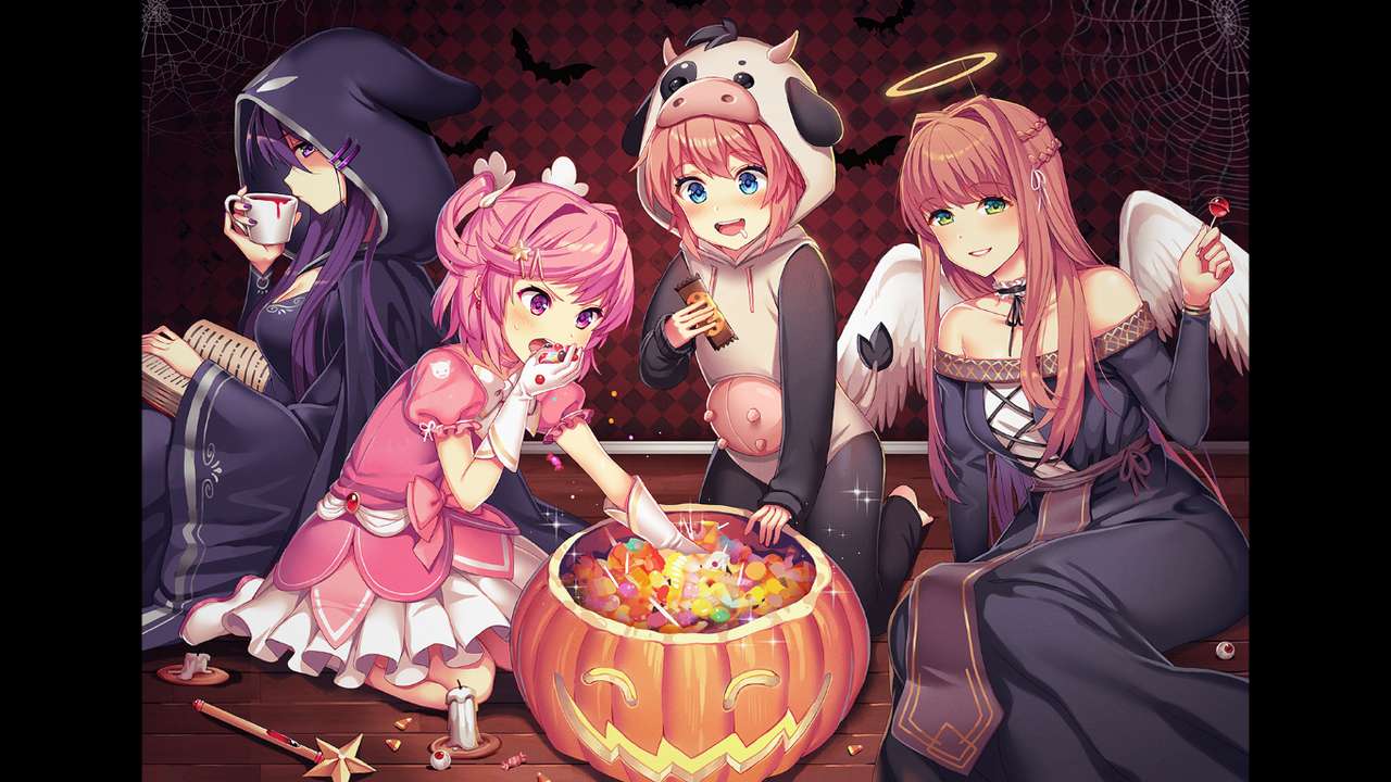 Halloween-DDLC Puzzlespiel online