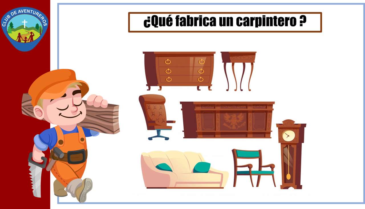 WHAT DOES A CARPENTER DO? online puzzle