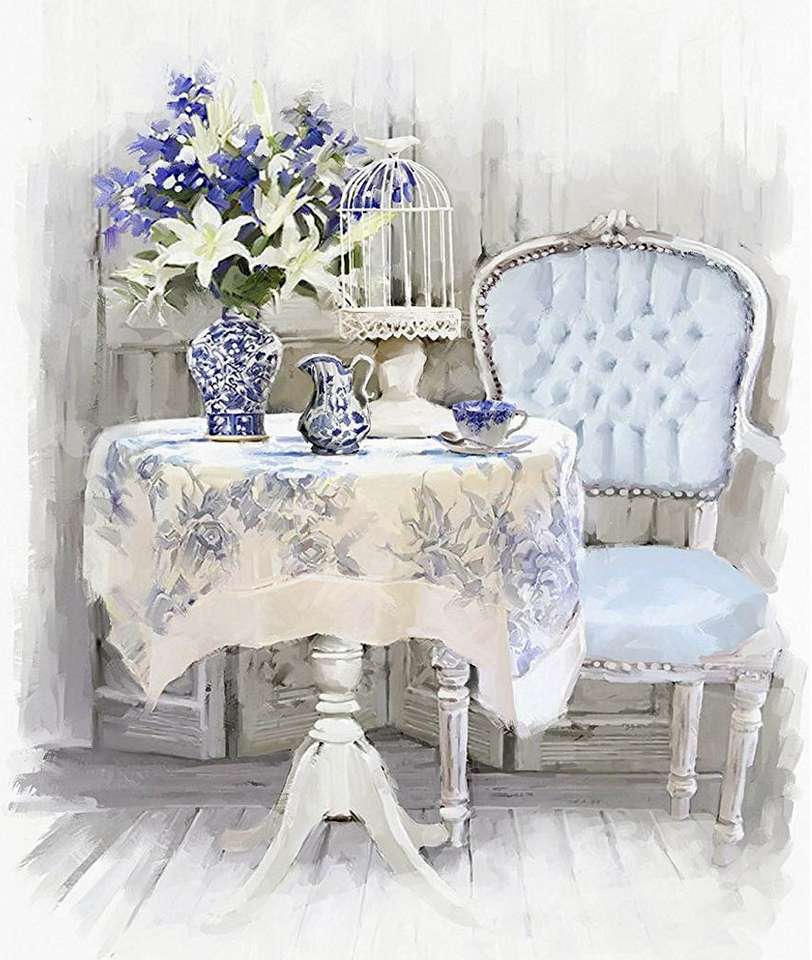 Interior shabby chic si romantic jigsaw puzzle online