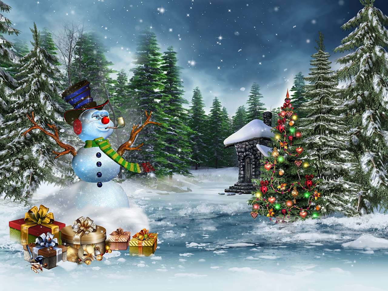 sneeuwpop legpuzzel online