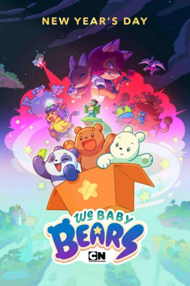 Affiche de dessin animé We Baby Bears puzzle en ligne