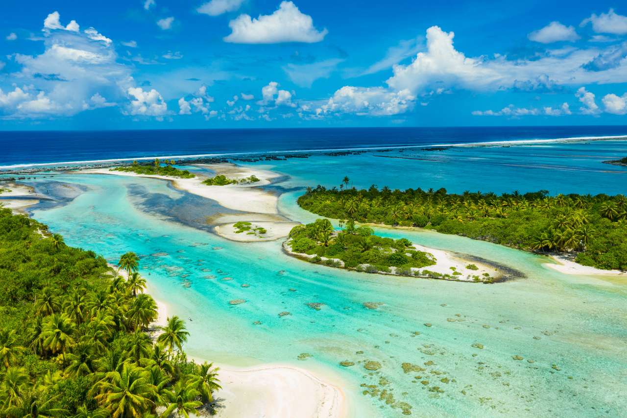 Рангироа, рай на островите Туамотус онлайн пъзел