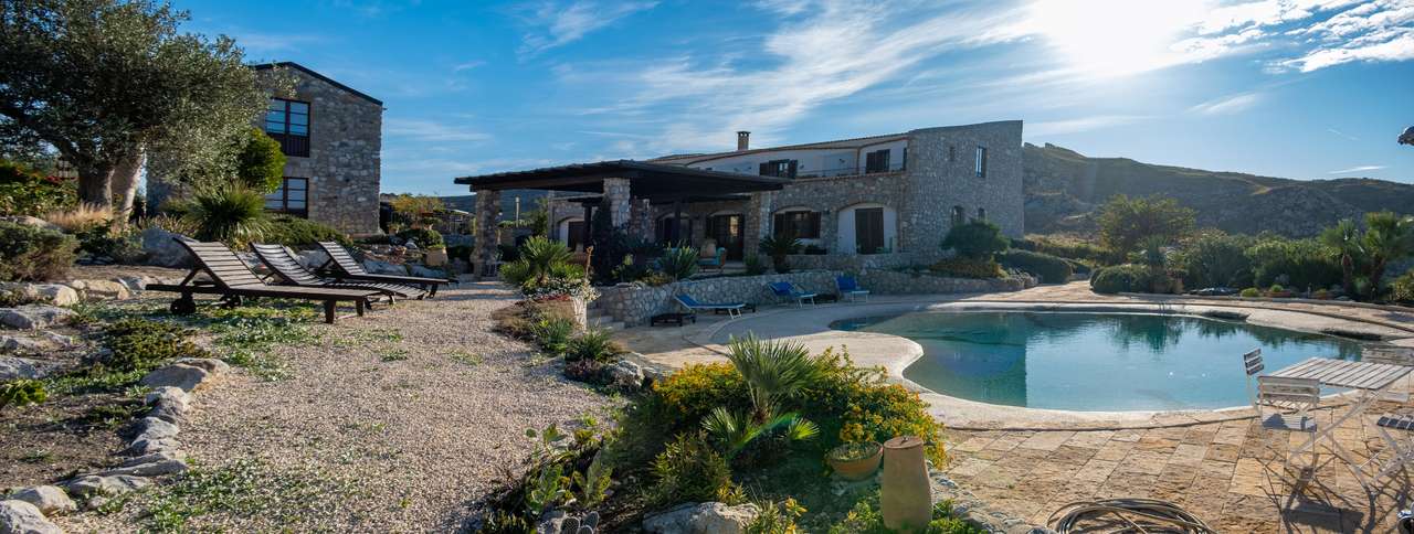 Agriturismo Bed and Breakfast in Sizilien Italien Online-Puzzle