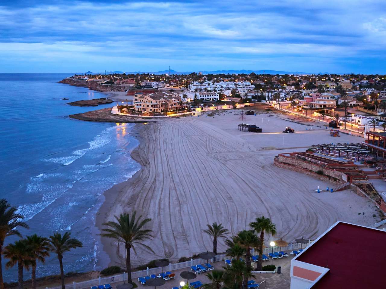 Pláž La Zenia Orihuela Costa Jižní Španělsko online puzzle