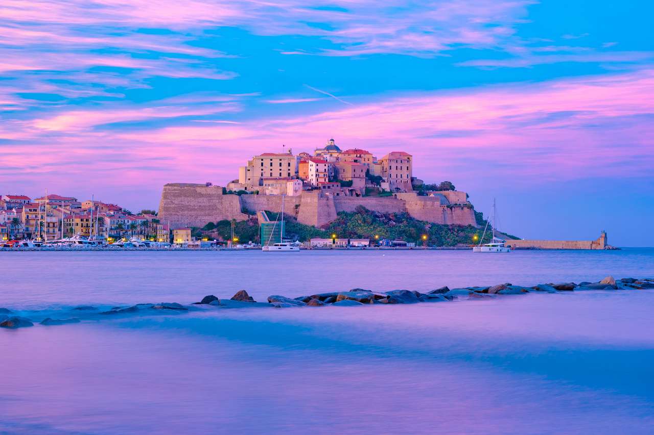 Porto di Calvi, Corsica, Francia. puzzle online