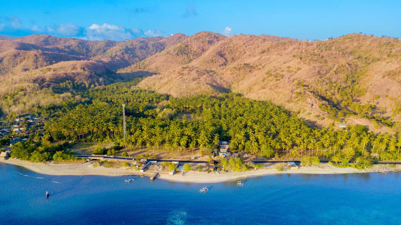 Île de Padar, East Nusa Tenggara, Indonésie puzzle en ligne