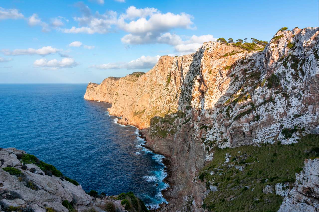 Formentor-fok Mallorca szigetén, Spanyolországban online puzzle