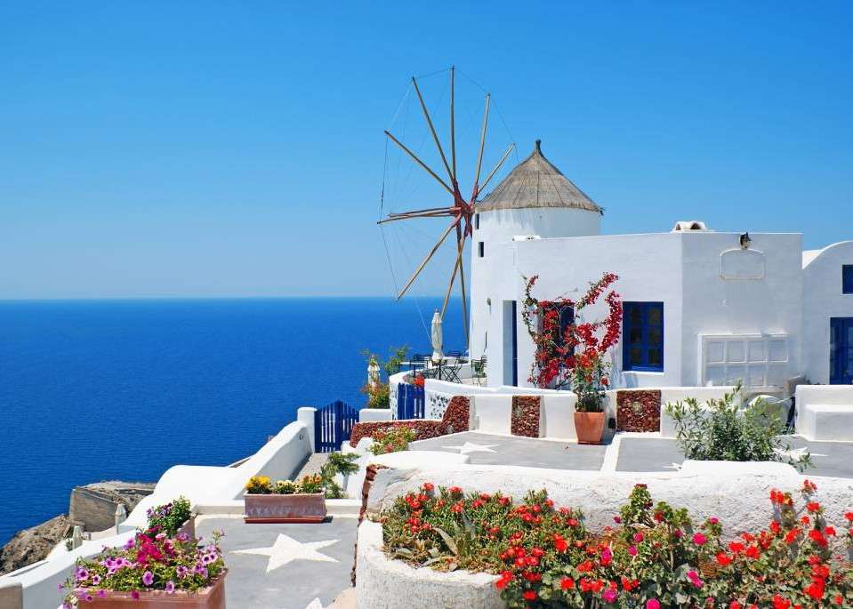 Paros in Greece. Pearl of the Cyclades jigsaw puzzle online