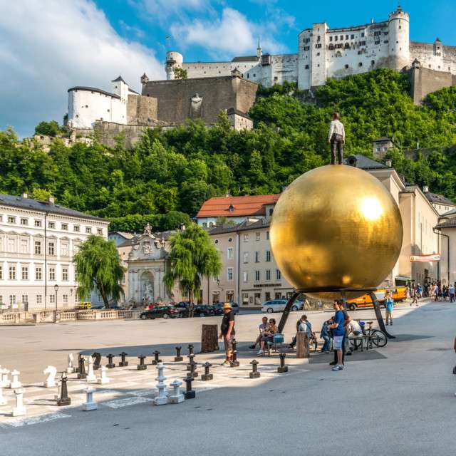 Salzburg - en stad i Österrike pussel på nätet
