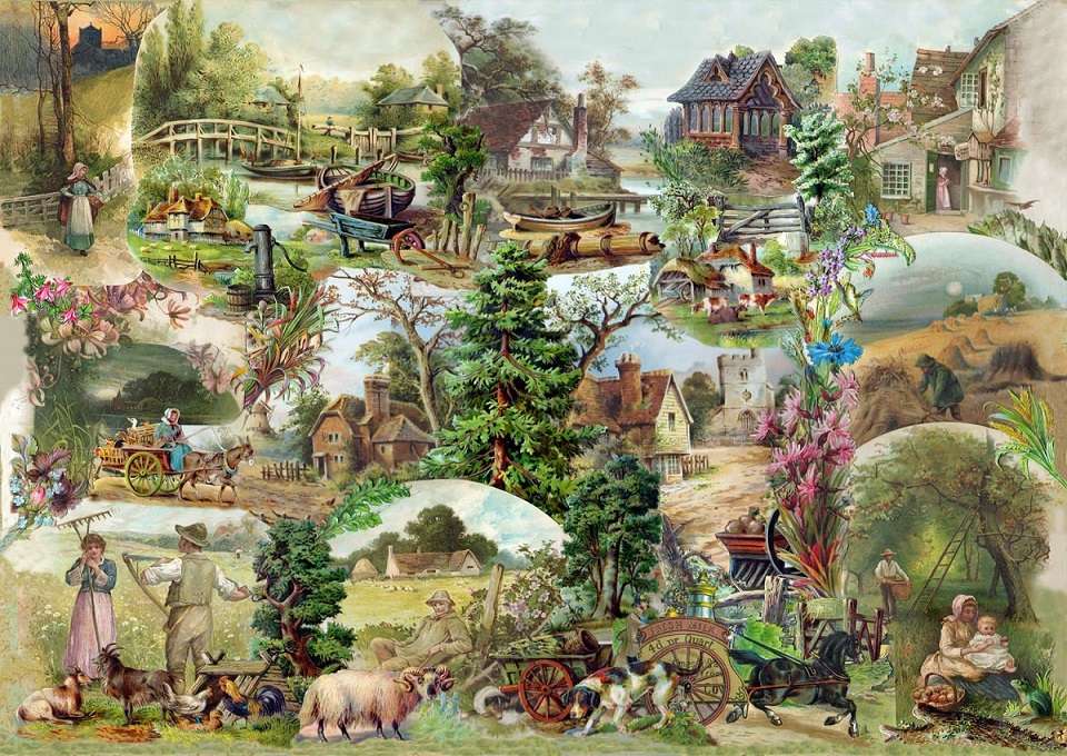 Rural landscapes. online puzzle