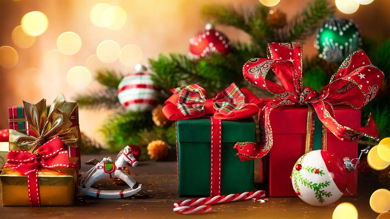 karácsonyi ajándék kirakós online