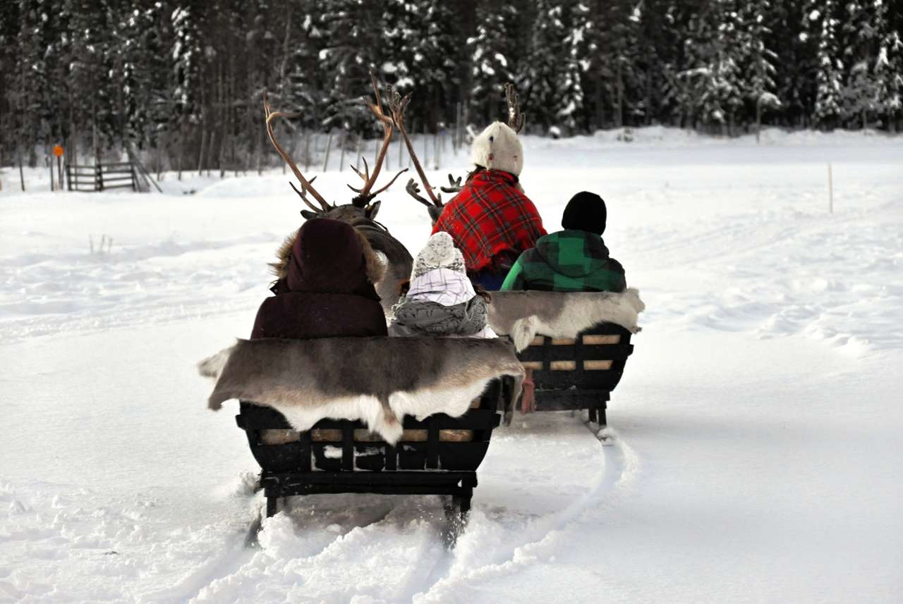Weihnachten in Lappland Puzzlespiel online