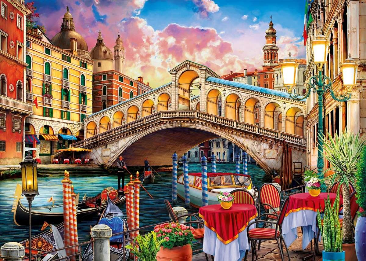 Rialto híd Velencében online puzzle