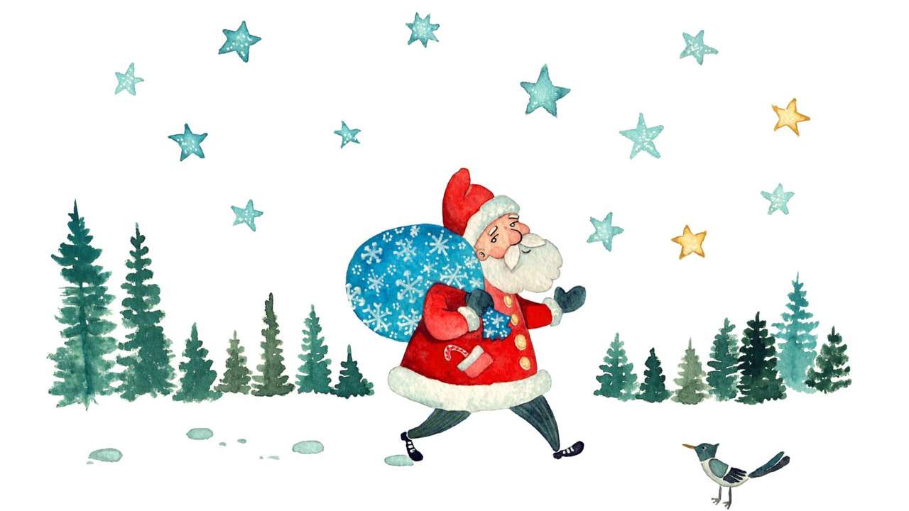 Santa Claus je na cestě online puzzle
