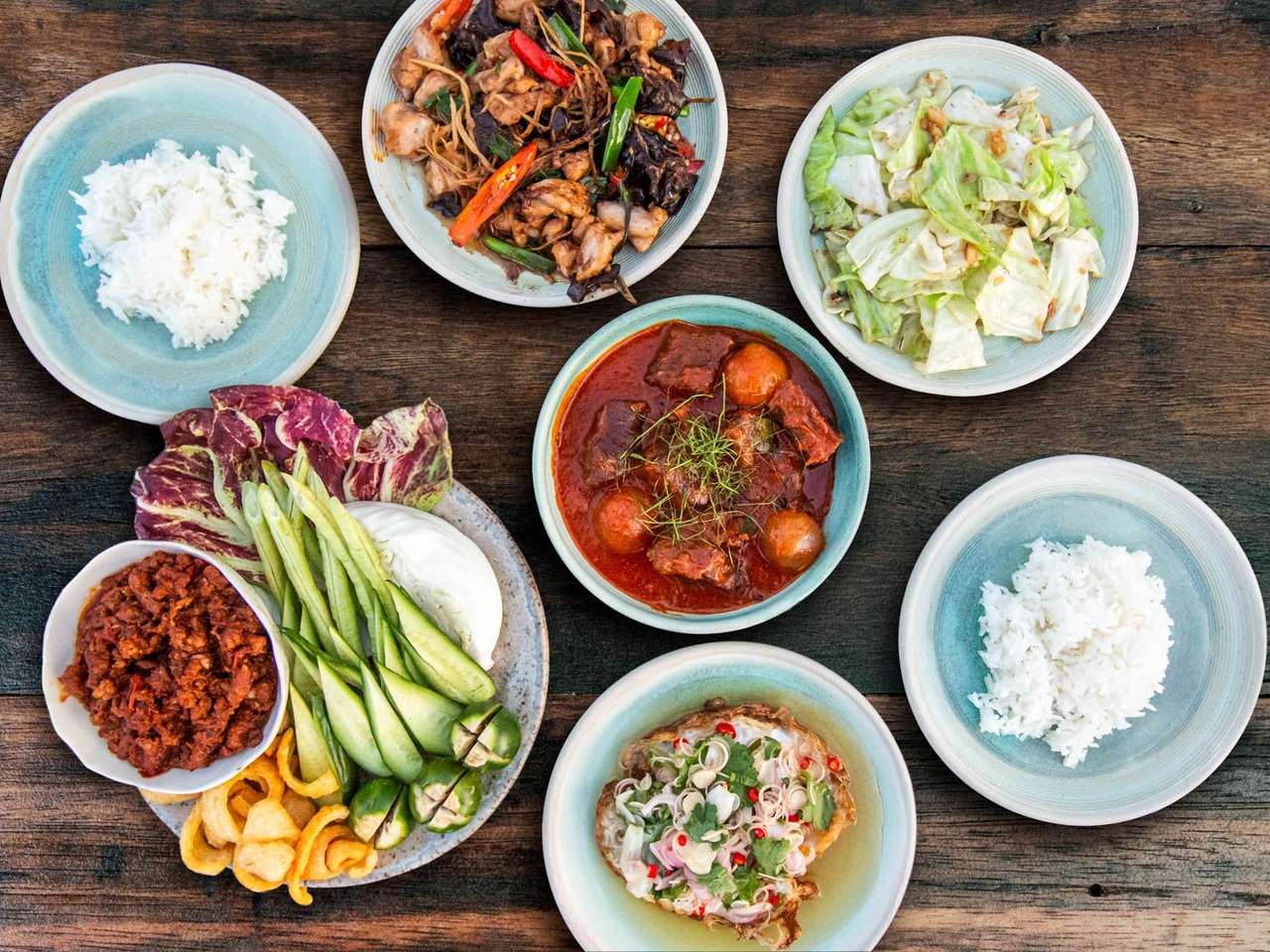 Mâncare tailandeză puzzle online