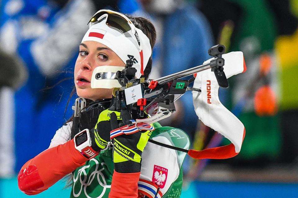 Камила Жук - лыжные гонки со стрельбой пазл онлайн