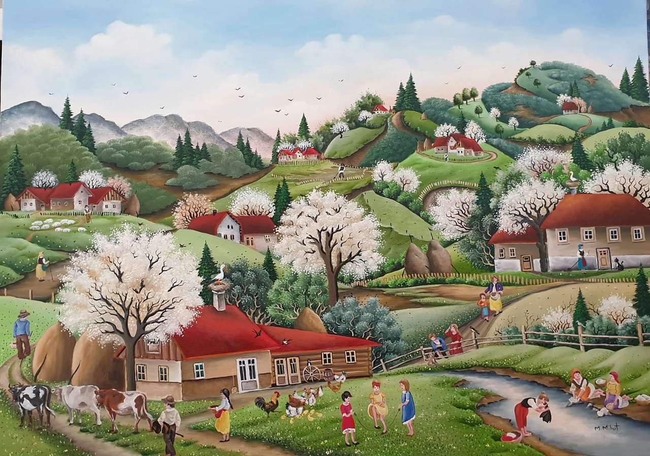 lente in het dorp online puzzel