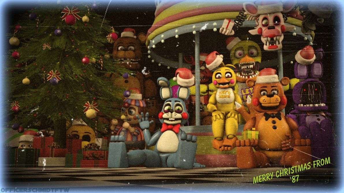 Fnaf Christmas jigsaw puzzle online