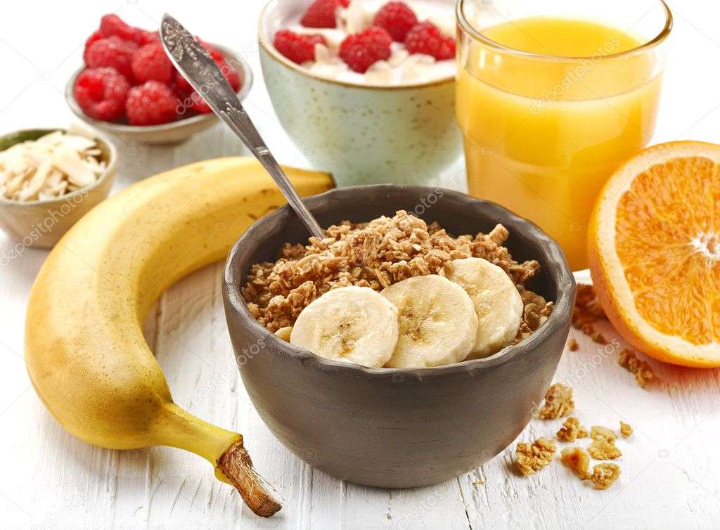 Hälsosam frukost Pussel online