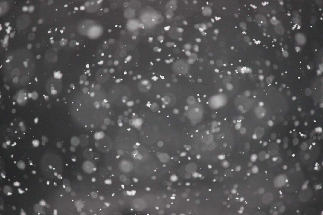 bokeh fotografering av snö Pussel online
