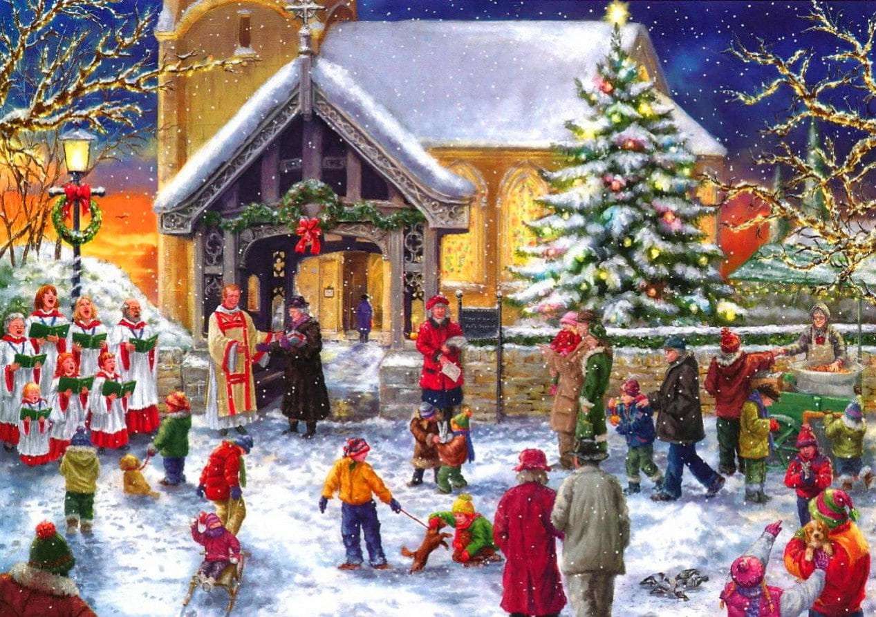 Kerstliedjes legpuzzel online
