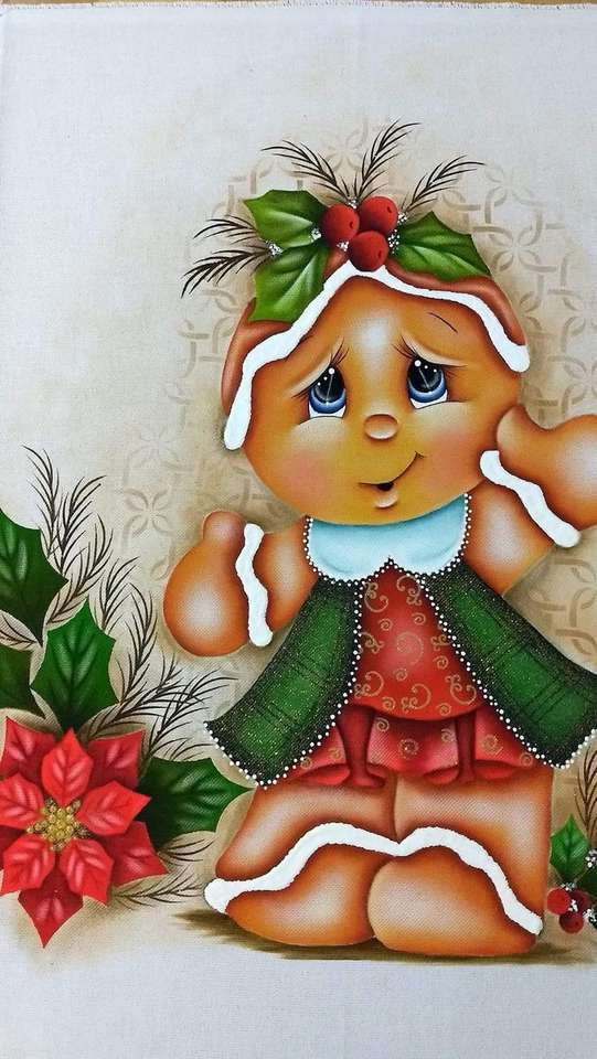 Vánoce #36 - Roztomilá vánoční panenka skládačky online