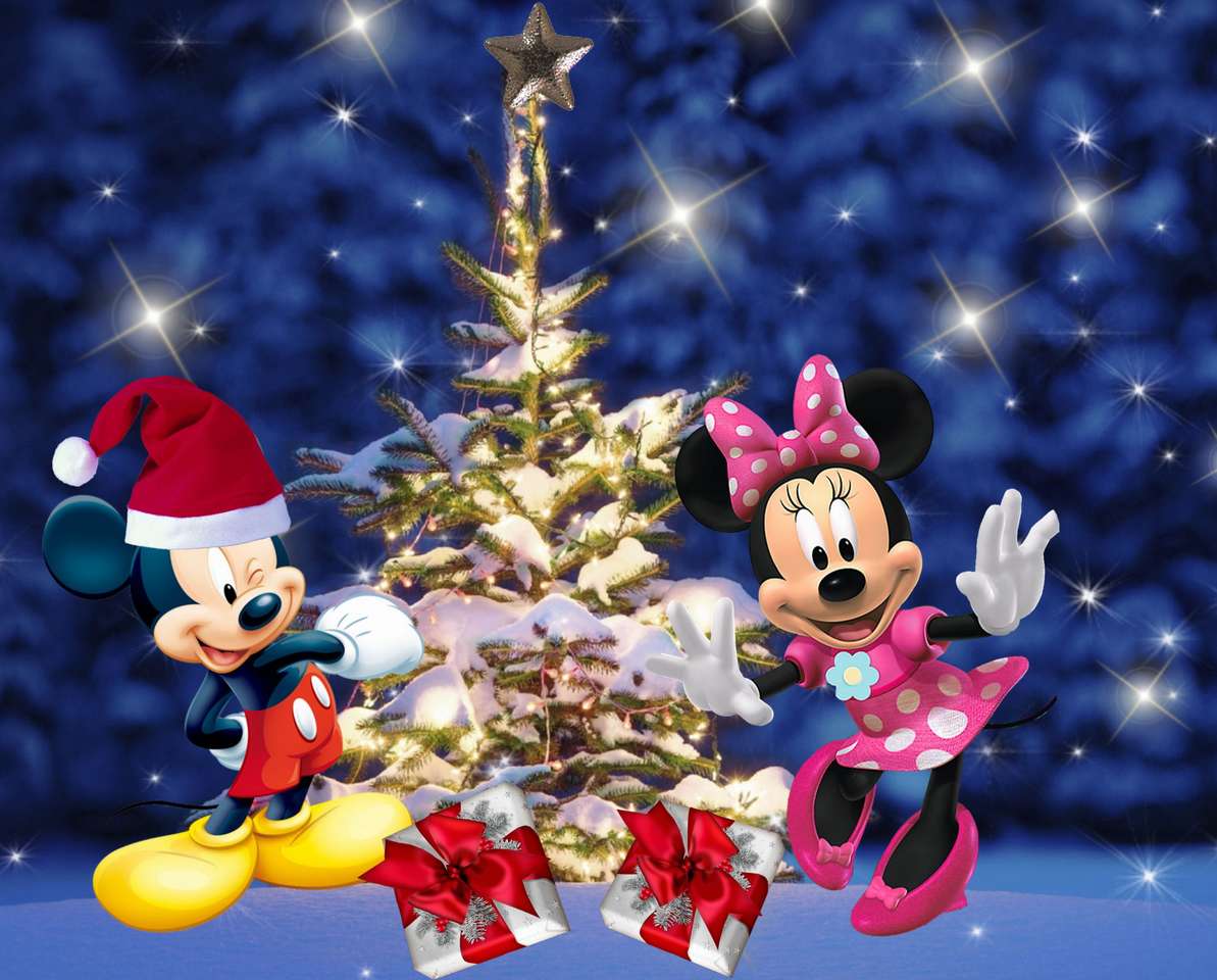 Weihnachten im Disneyland Online-Puzzle