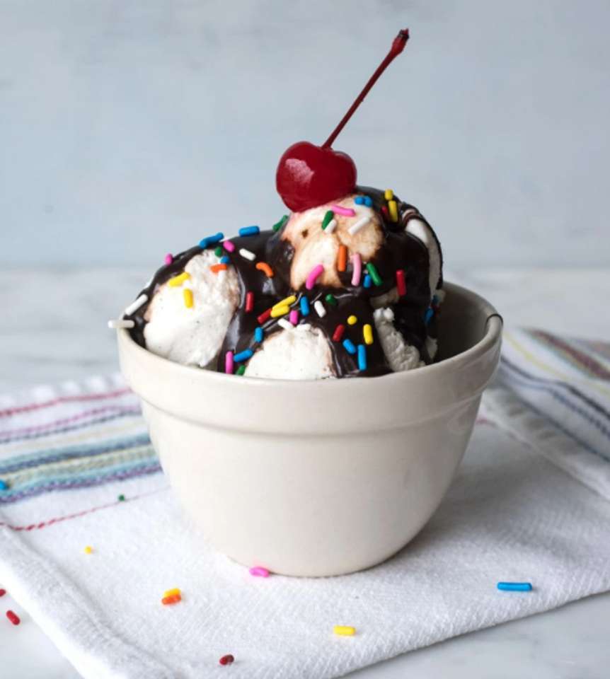Il miglior gelato al cioccolato fondente puzzle online