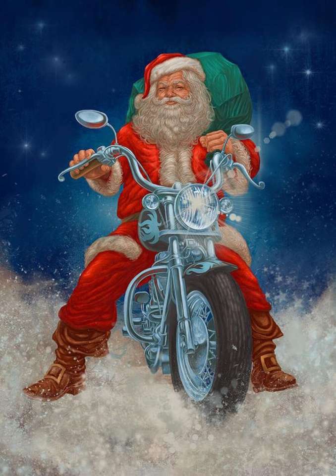 моторизиран Дядо Коледа онлайн пъзел