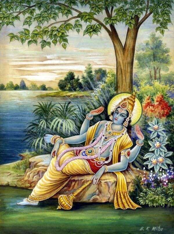 Krishna #2 - Costumbre Indue rompecabezas en línea