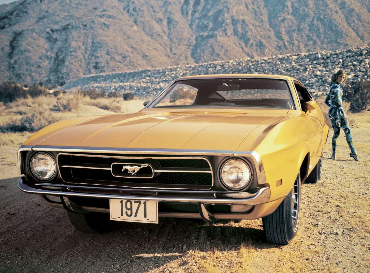 1971 Ford Mustang pussel på nätet