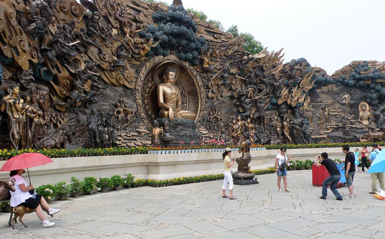 Der sitzende Buddha Online-Puzzle