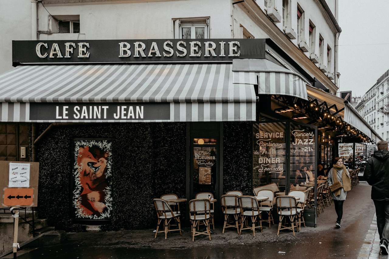 Cafe - Brasserie - Paris jigsaw puzzle online