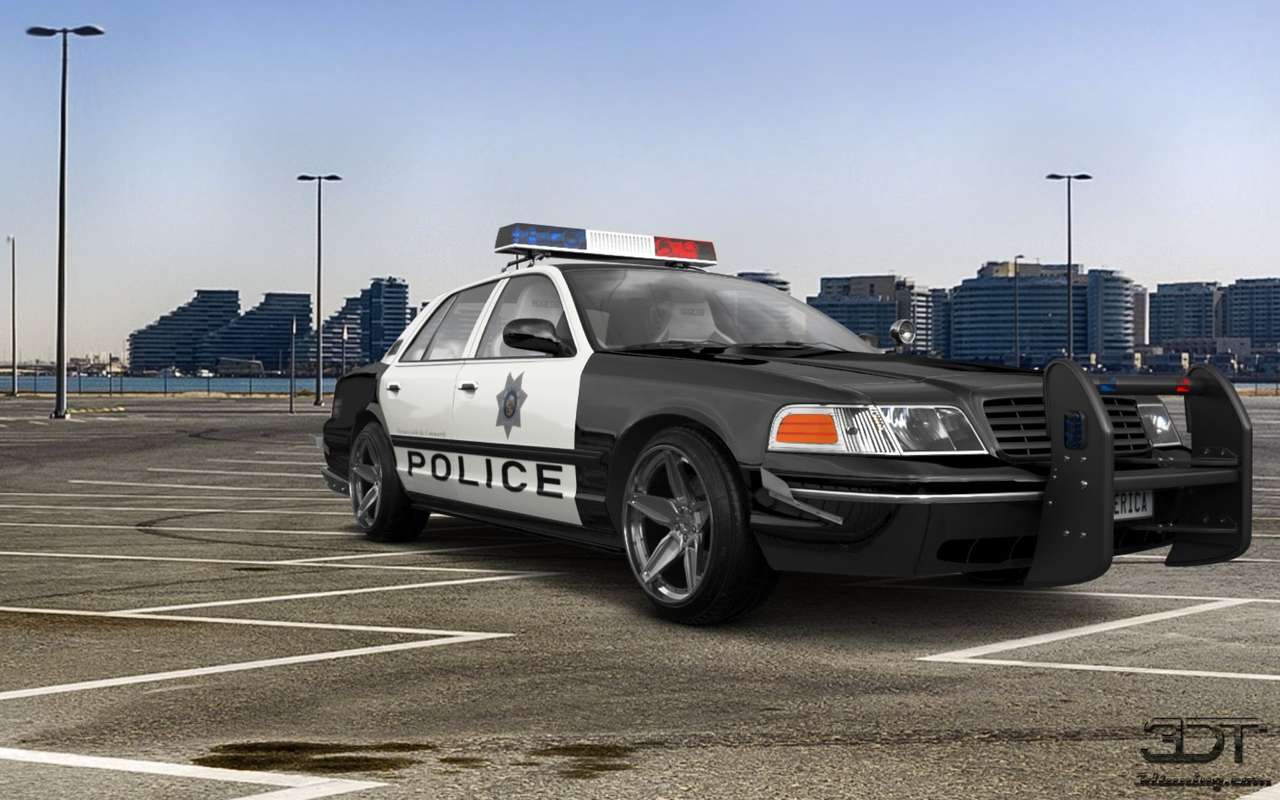 Полицейская версия Ford Crown онлайн-пазл