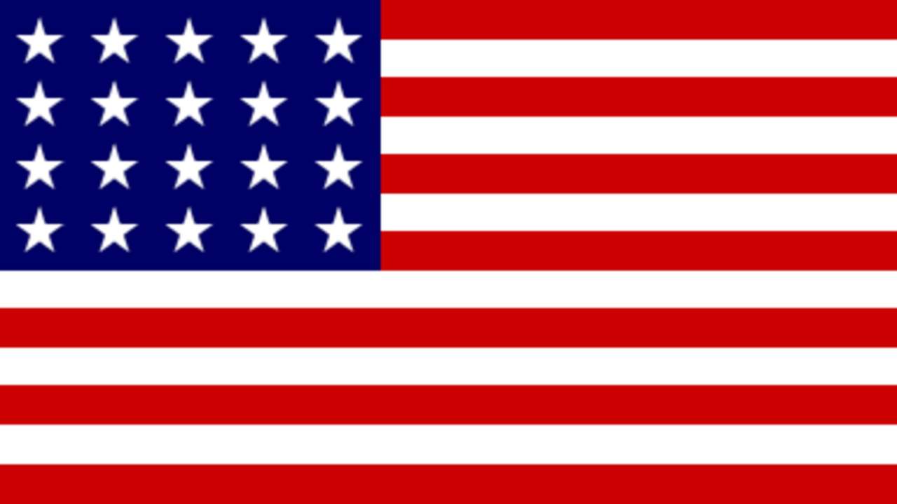 флаг на САЩ на ес онлайн пъзел