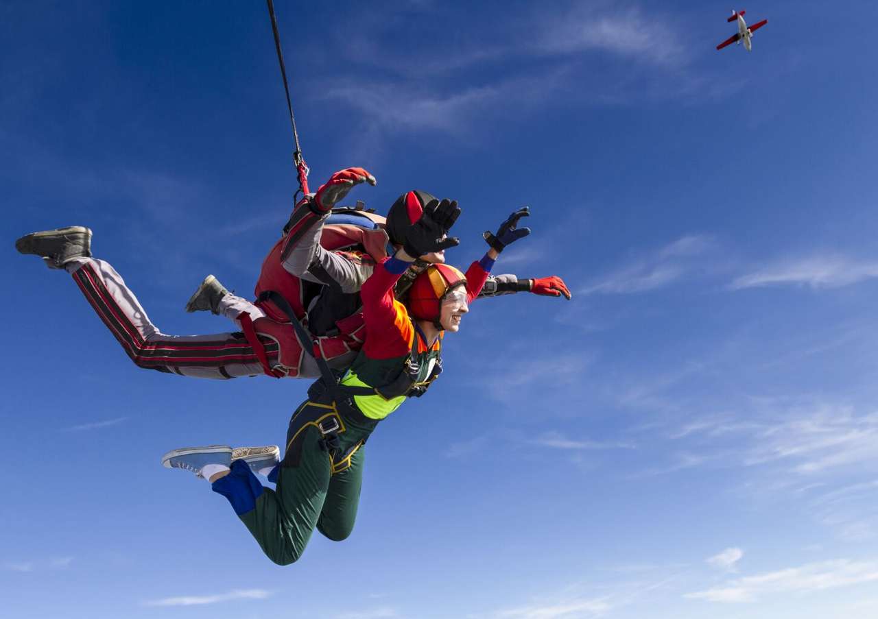 Salto con il paracadute puzzle online