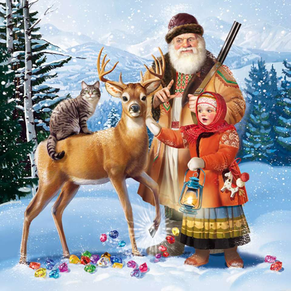 Ruský Santa Claus online puzzle