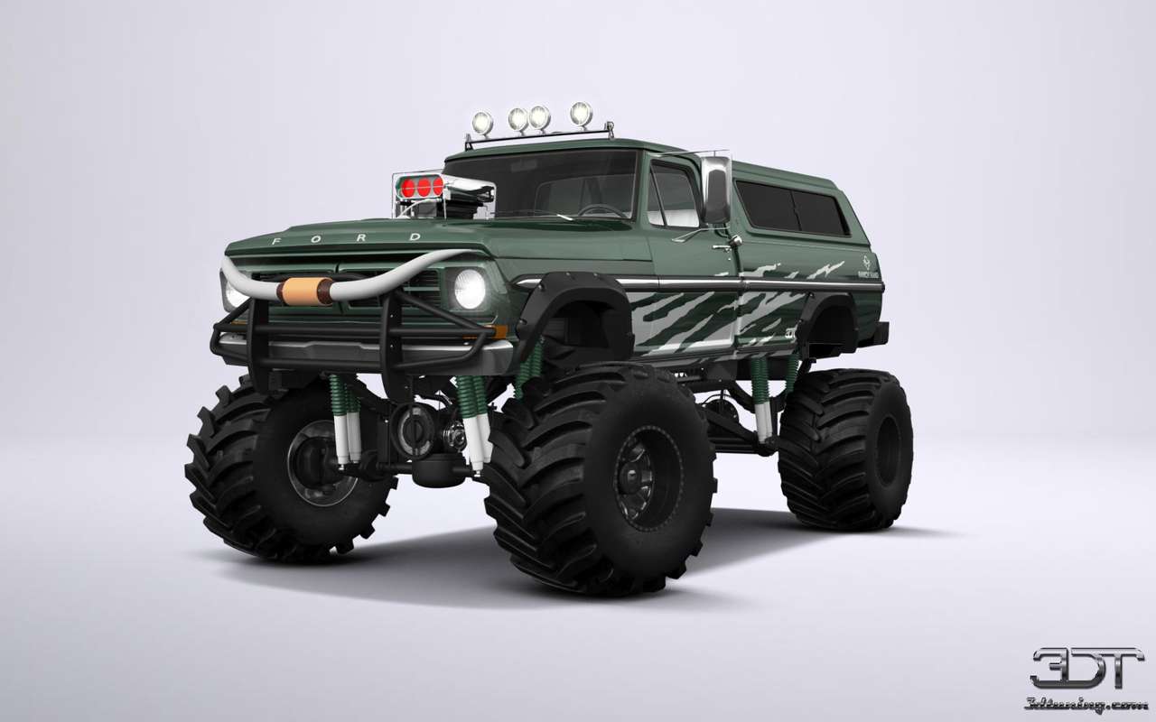Форд ф150 чудовищен камион онлайн пъзел