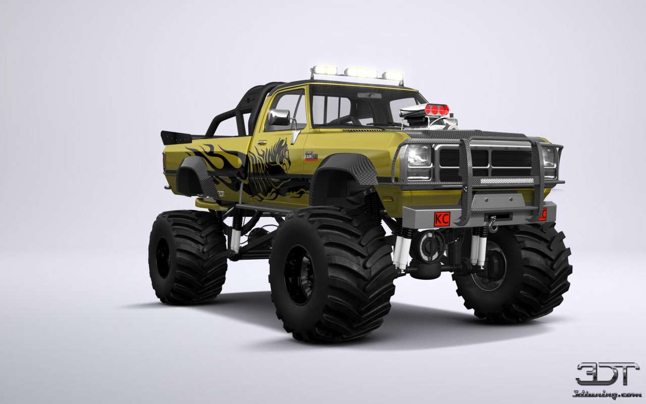 Dodge ram monster truck skládačky online