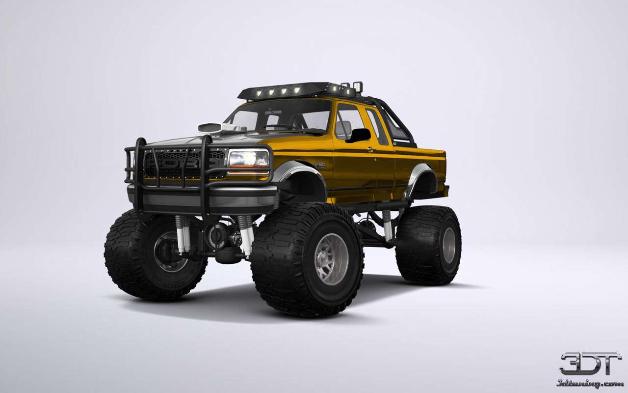 Ford f150 вантажівка-монстр онлайн пазл