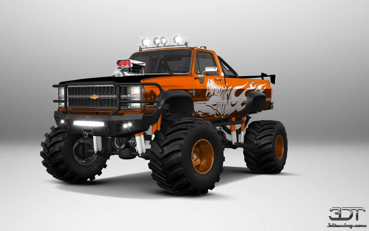 Chevrolet silverrod monster truck kirakós online