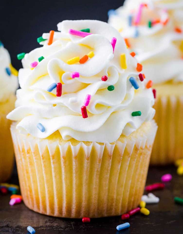 Tökéletes vaníliás cupcake online puzzle