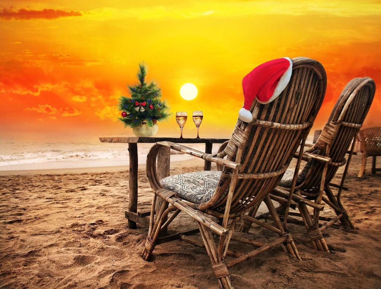 Christmas in the tropics jigsaw puzzle online