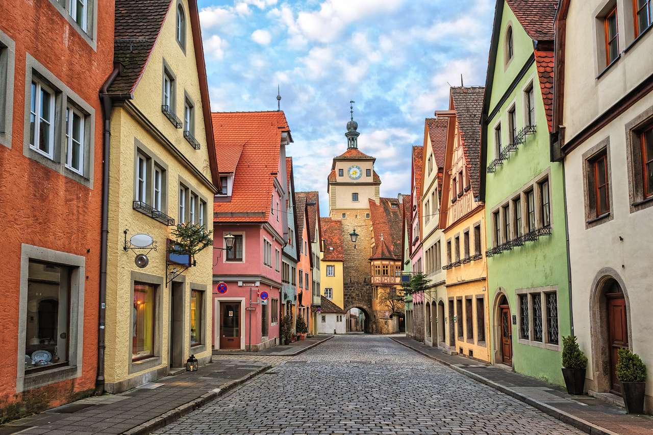 Rothenburg ob der Tauber, Německo skládačky online