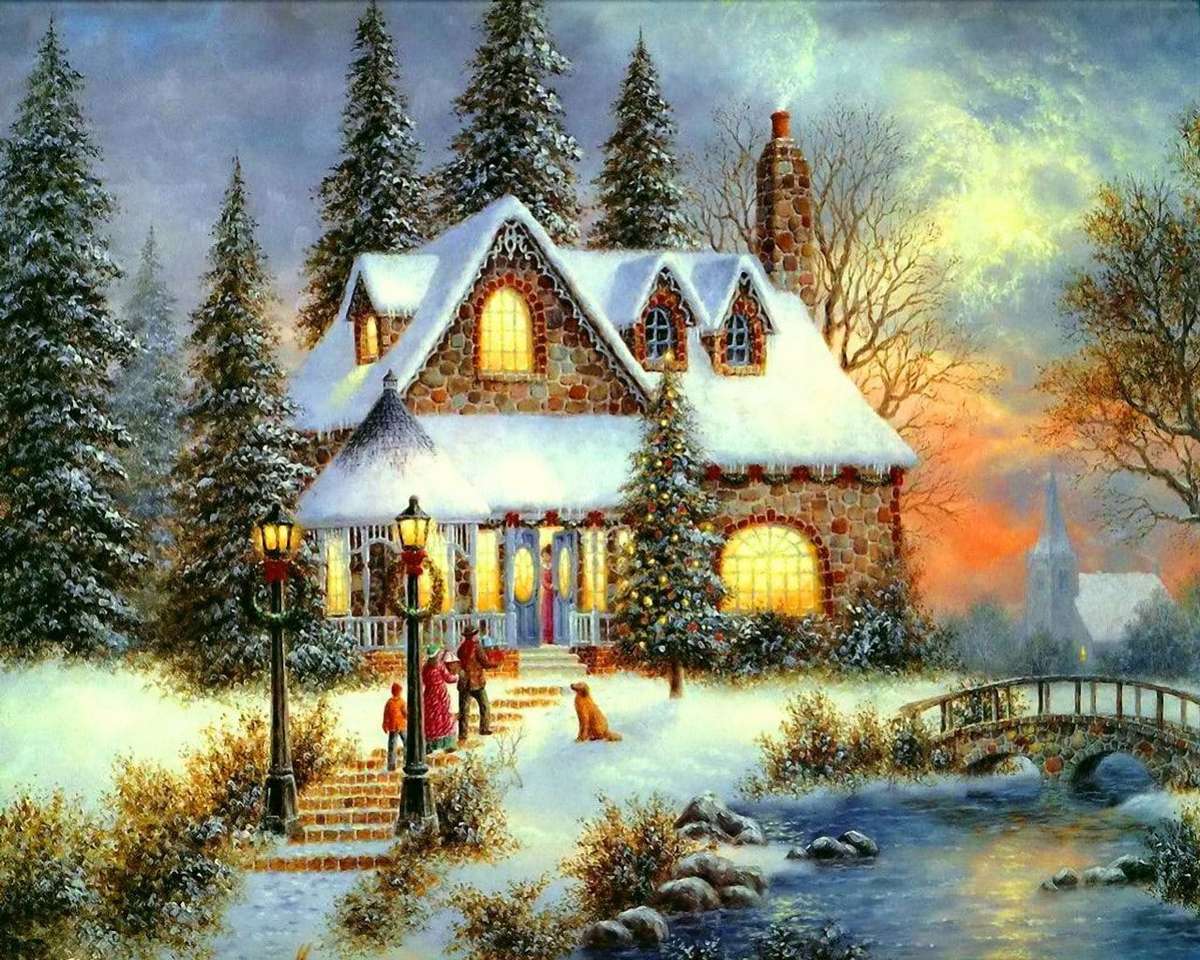 winter house jigsaw puzzle online