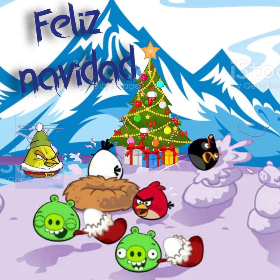 christmas angry birds online puzzle