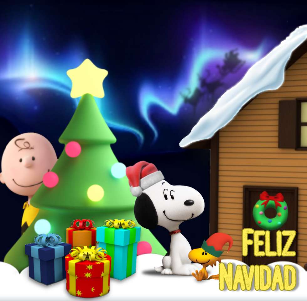 christmas snoopy online puzzle