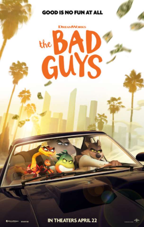 DreamWorks The Bad Guys: filmový plakát online puzzle