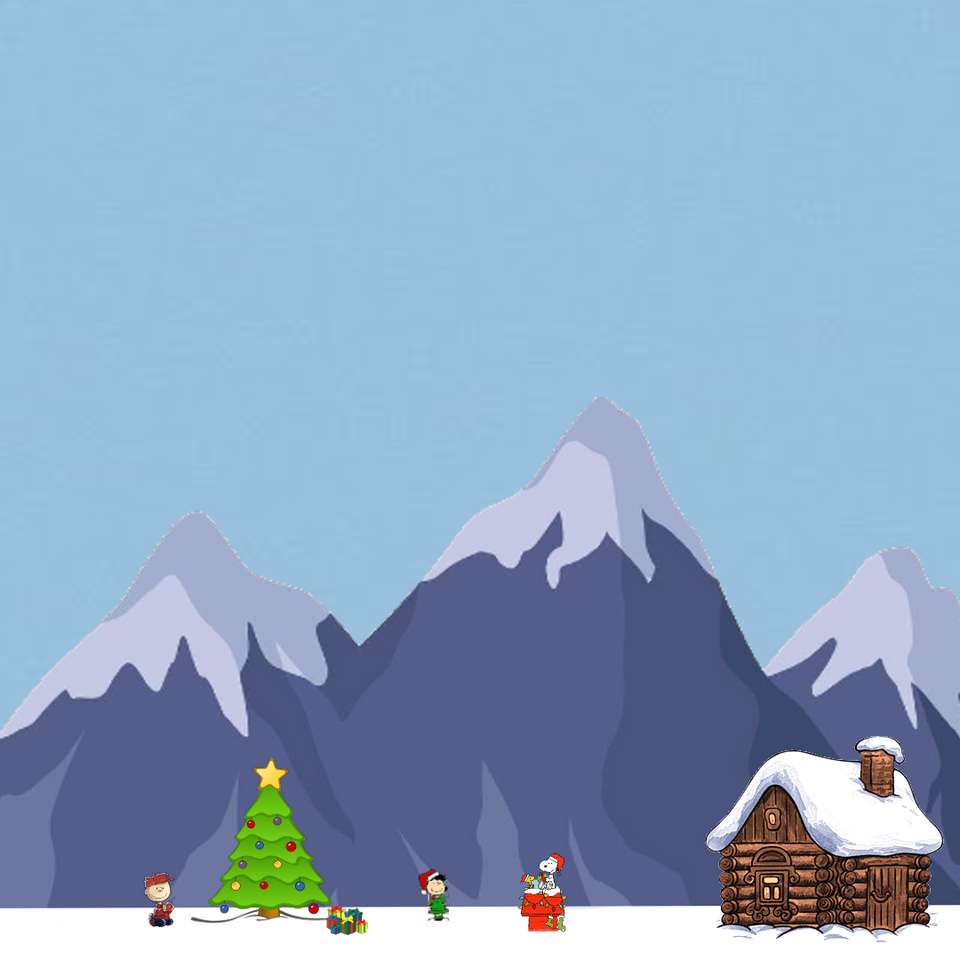 Snoopy fête Noël puzzle en ligne
