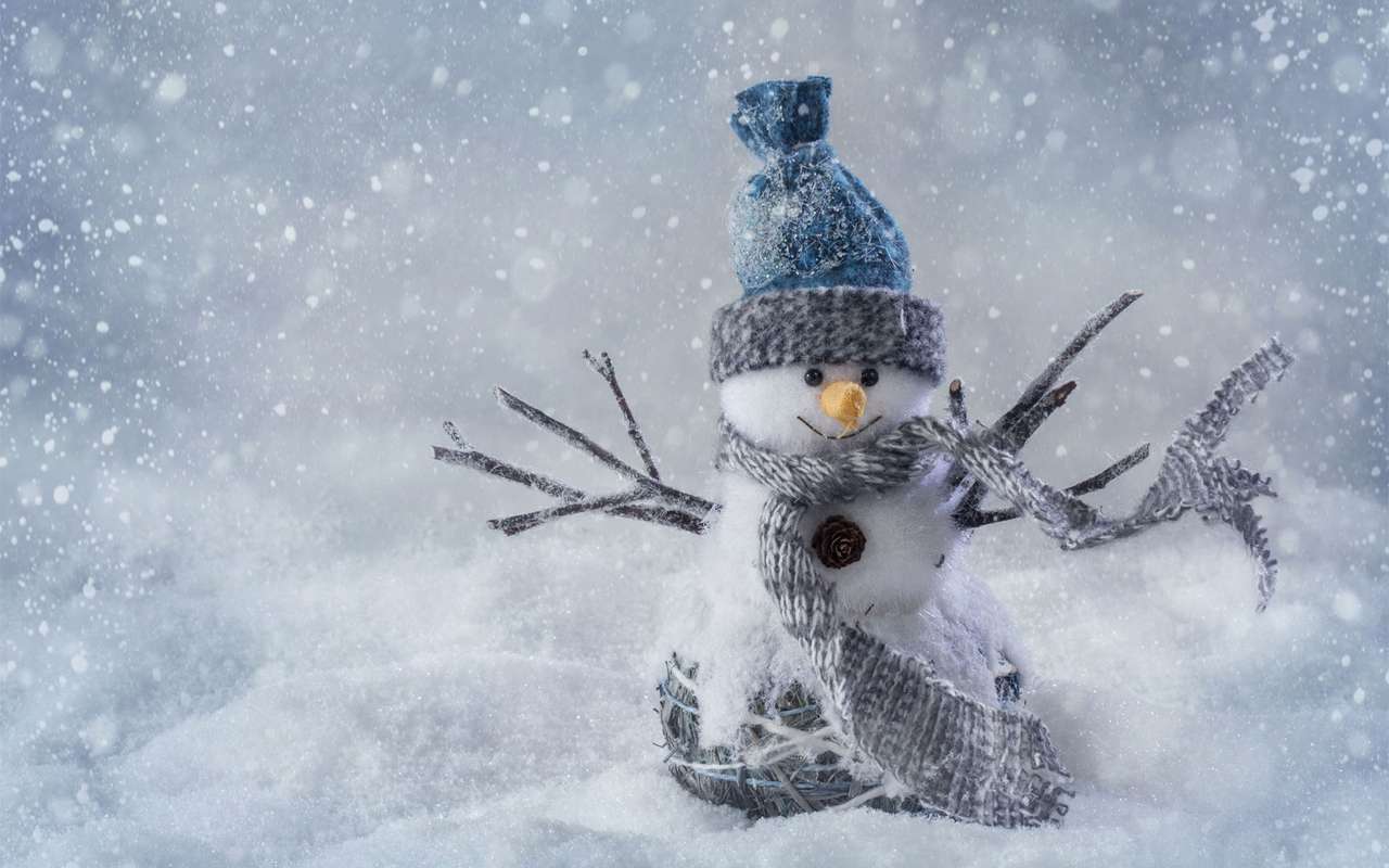 om de zăpadă când e frig jigsaw puzzle online